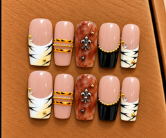 Wild Amber Luxe Press-On Nails π
β¨