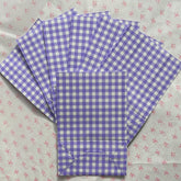 Gingham Paper Bags
