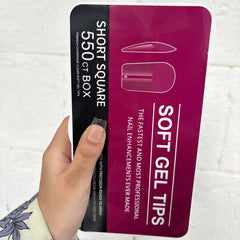 Soft gel tips - short square
