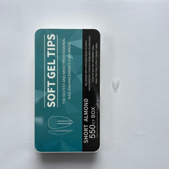 SOFT GEL TIPS SHORT ALMOND