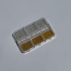 GOLDEN AND SILVER MICRO BEADS CHARMS