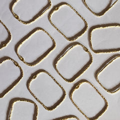 RESIN ART 18K BEZELS