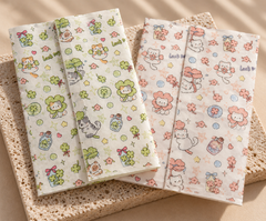 Kawaii Lucky Cat Floral paper bags🍀🌸