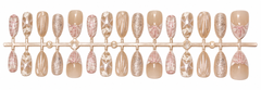 Luxury Ocean Pearl Press-On Nails – 30 Pieces