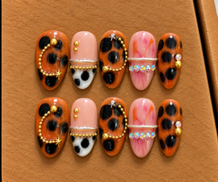 Amber Tortoiseshell Luxe Press-On Nails πβ¨