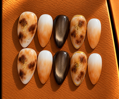 Caramel Tortoiseshell Press-On Nails