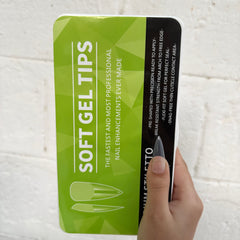 Soft gel tips - medium stiletto