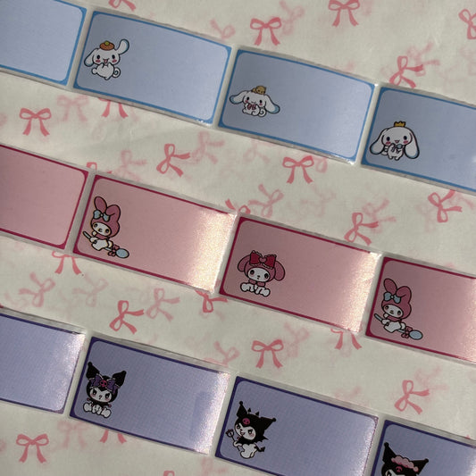 Sanrio theme label sticker