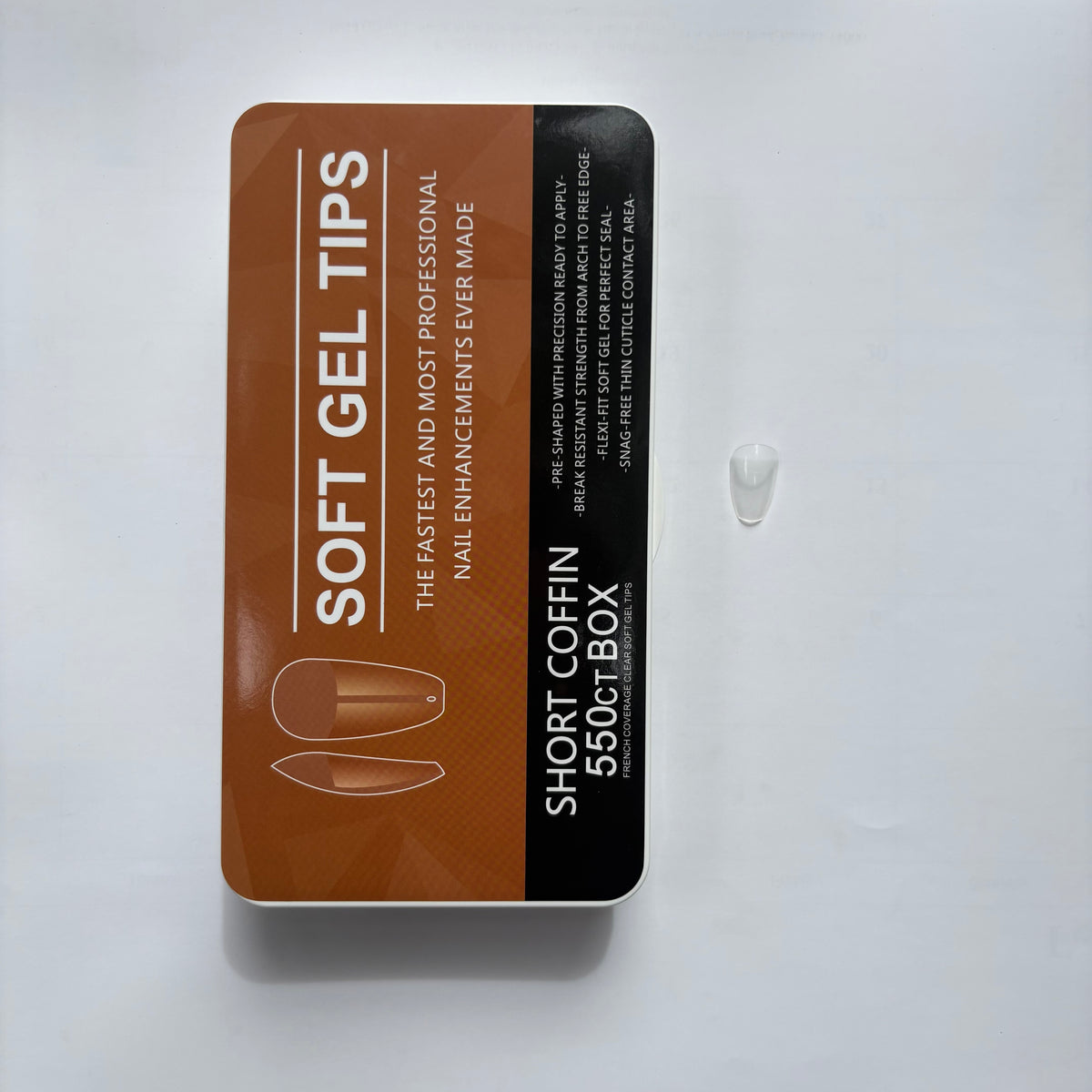 Soft gel tips - Short coffin
