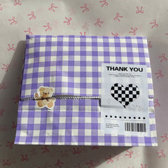 Gingham Paper Bags