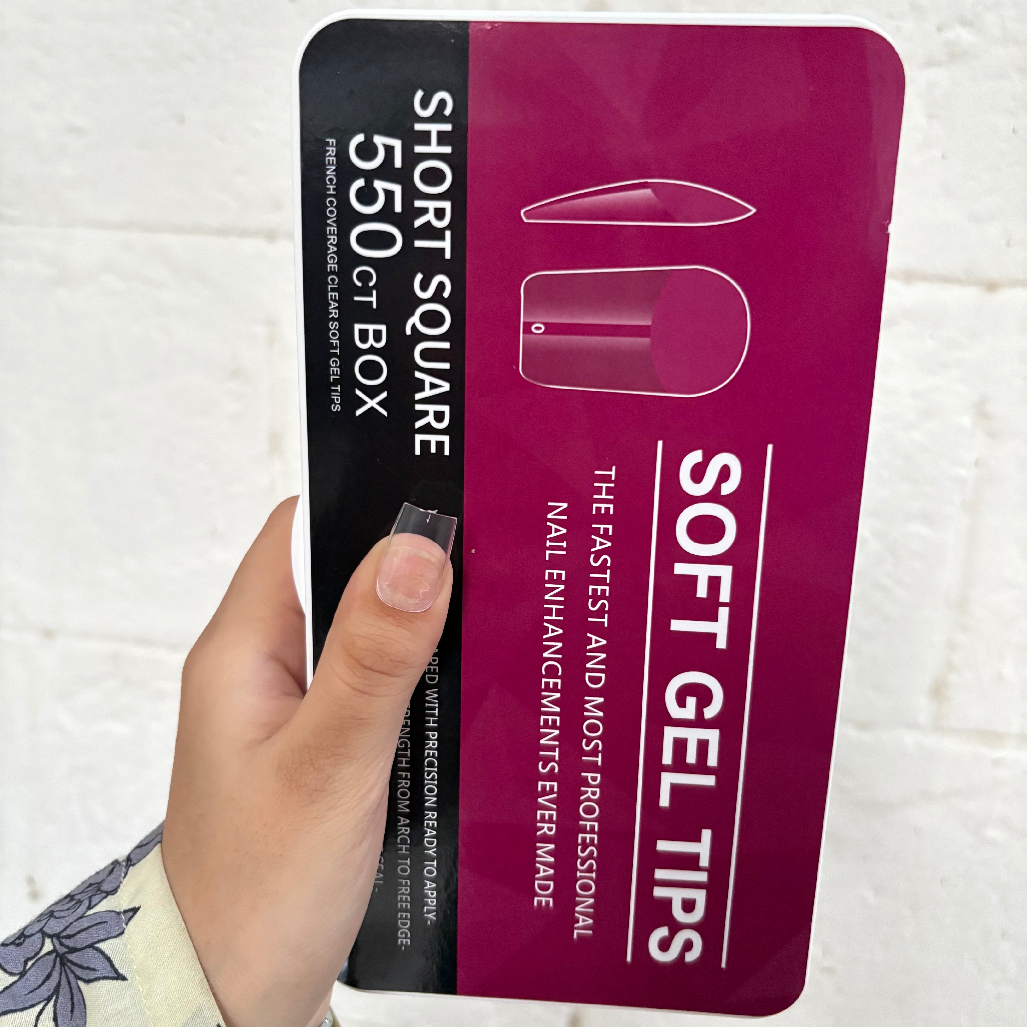 Soft gel tips - short square