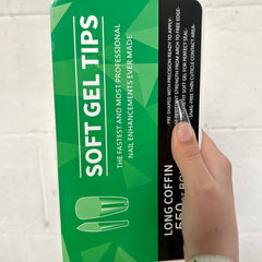 Soft gel tips - Long coffin