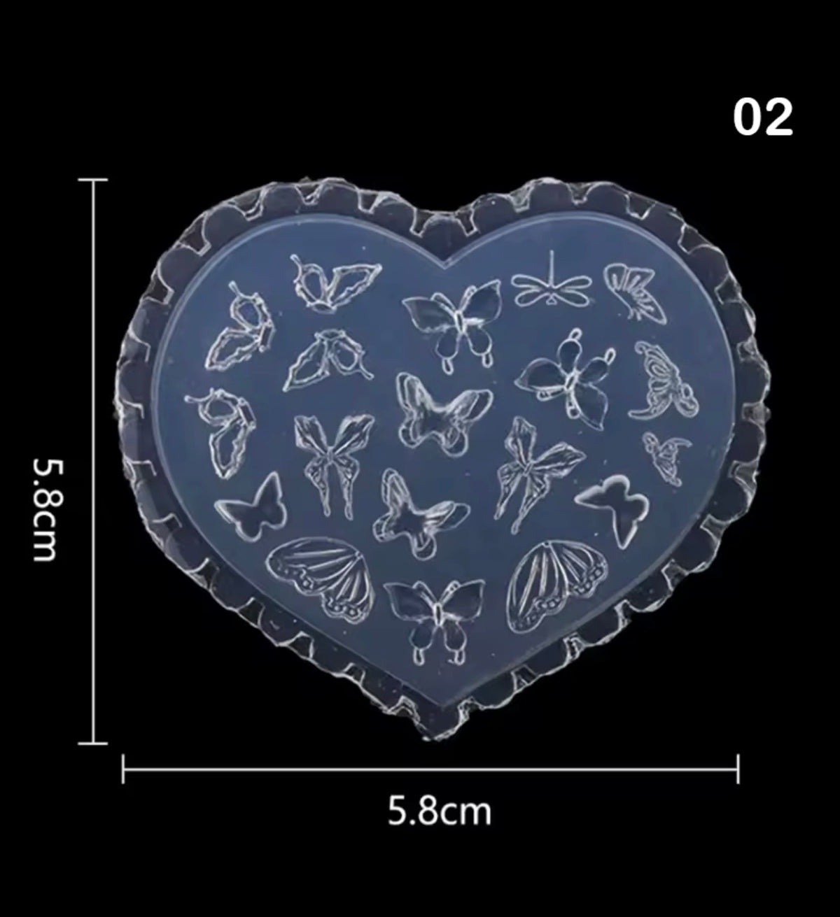 3D Nail Art Silicone Molds – Bows, Flowers & Butterflies