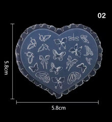3D Nail Art Silicone Molds – Bows, Flowers & Butterflies