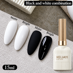 Black &amp; White Gel Polish – 15ml