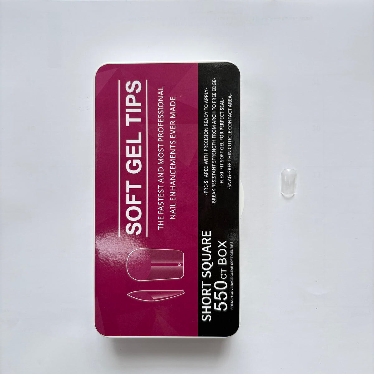 Soft gel tips - short square