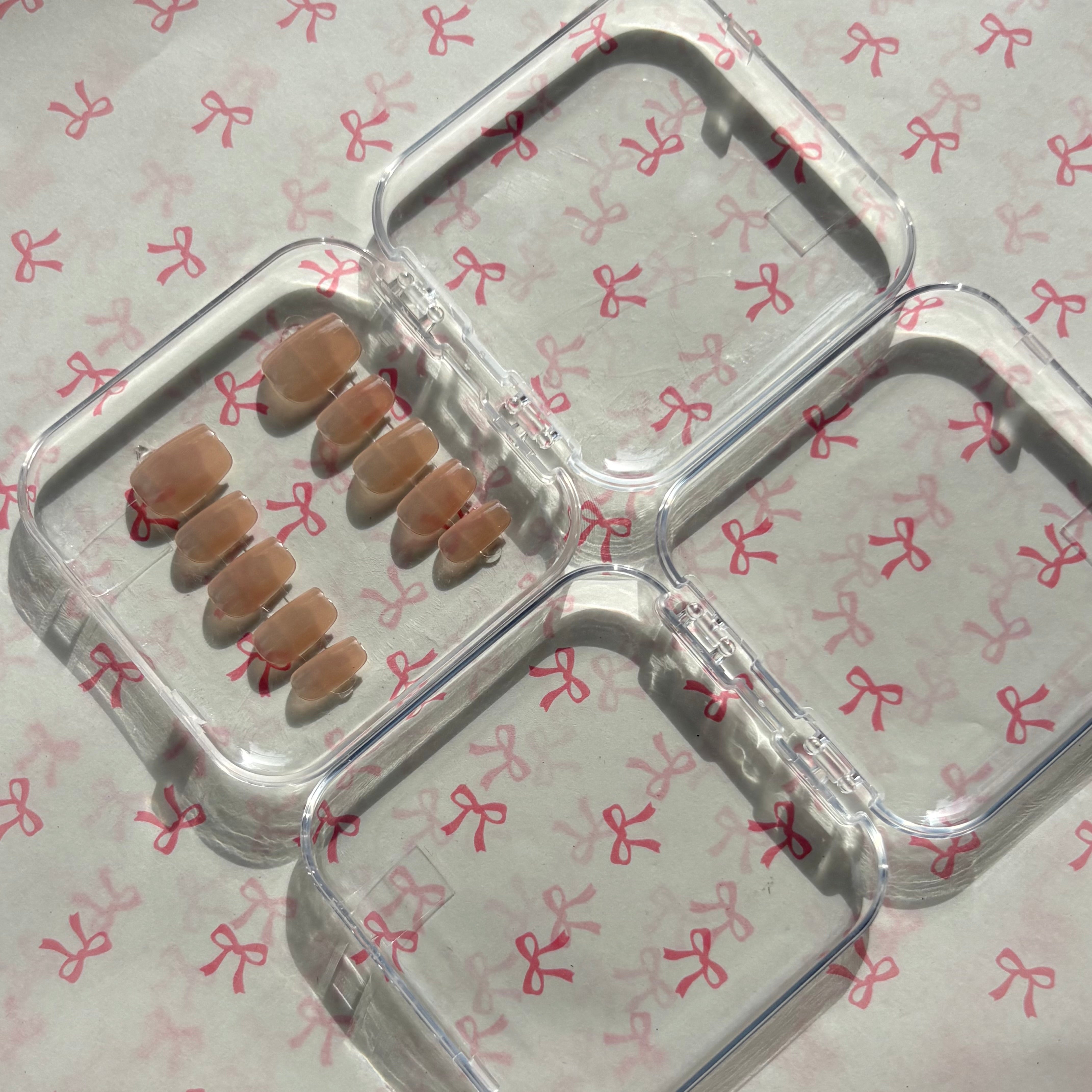 Acrylic nail box