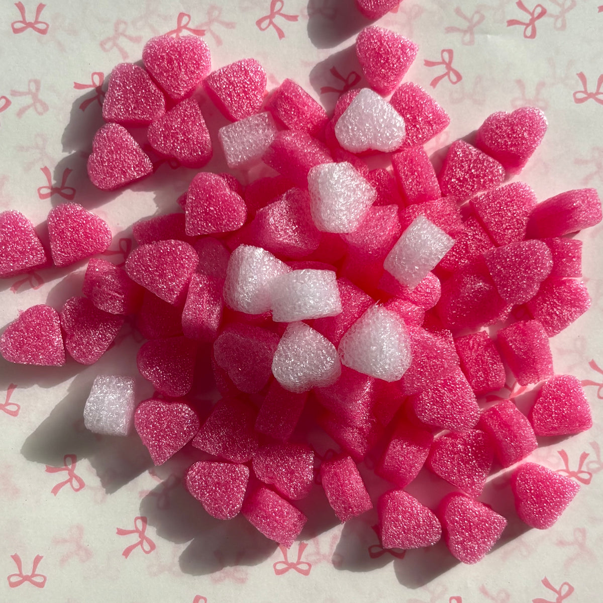 Heart fluff confettie