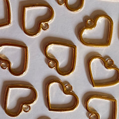 RESIN ART HEARTS BASES