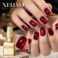 XEIJAYI Ruby Red Cat Eye Gel Polish