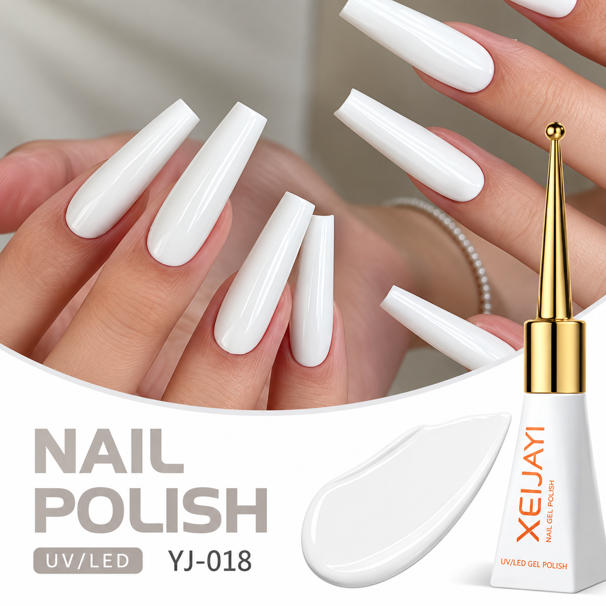 Pure White Gel Polish – YJ-018