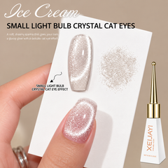 Ice Cream Crystal Cat Eye Gel