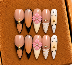 Blush Blossom Luxe Press-On Nails 🌸✨