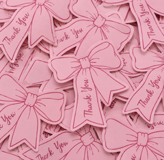 Pink Bow Thank You Cards 🎀💗