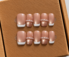 Pearl Blush French Press-On Nails 🤍✨