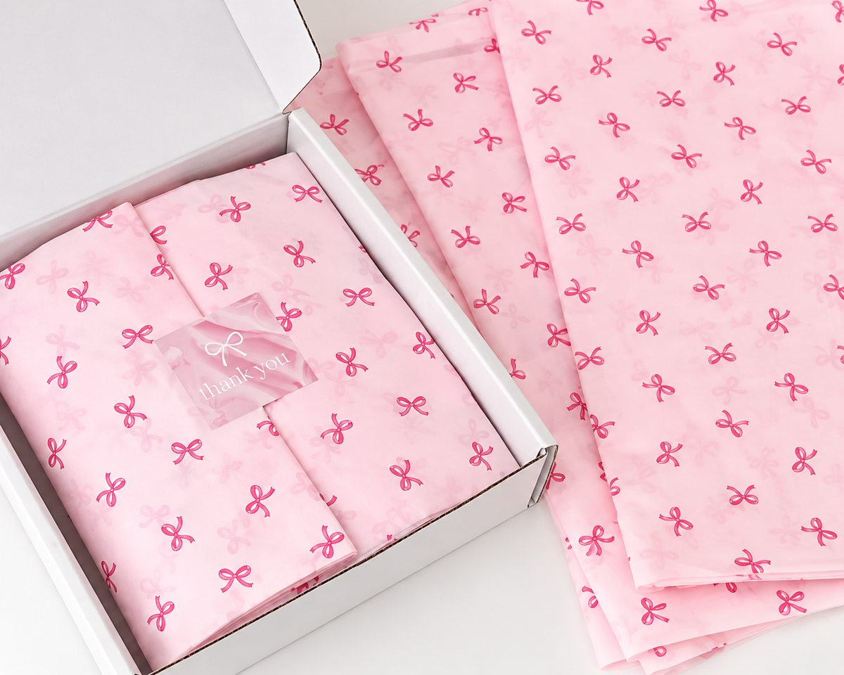 Pink Bow Wrapping Paper 🎀💗