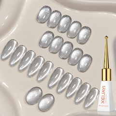 Porcelain White Cat Eye Gel Polish