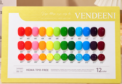 Vendeeni 12 Color Bright Gel Polish Collection