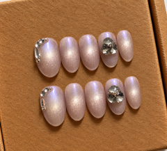 Pearl Glow Luxury Press-On Nails ✨💎