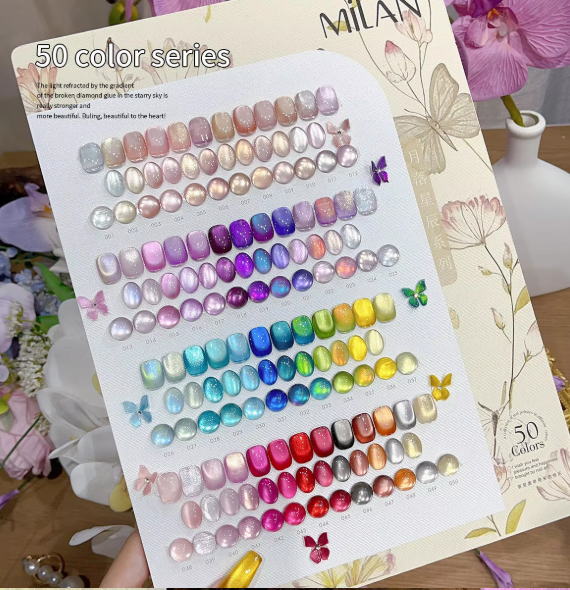 Milan 50 Color Gel cat Polish Series (prebook)