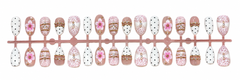 Pink Lace Blossom Press-On Nails 🌸✨